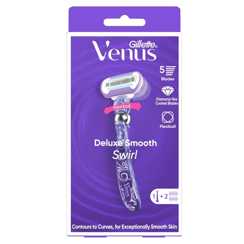 Gillette Venus Swirl Women's Razor 1pc + Blades 2pcs