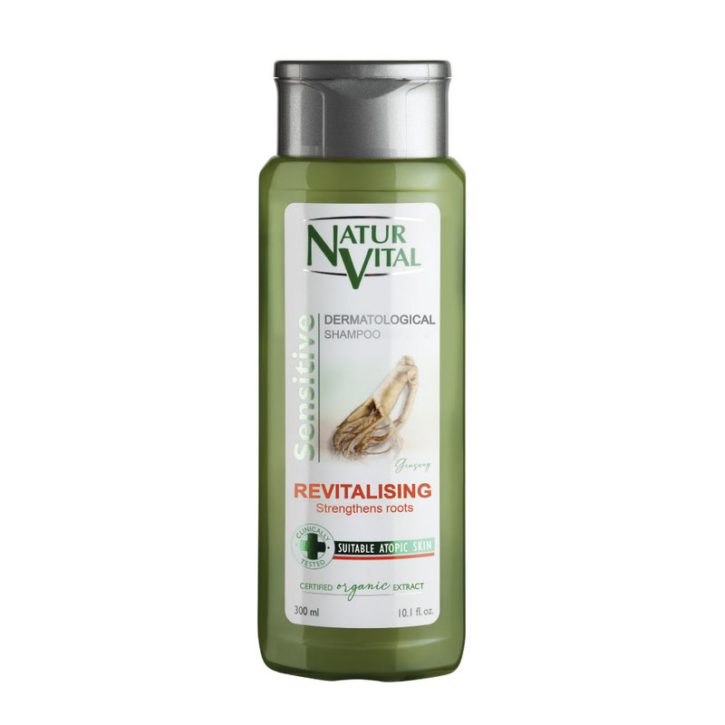 NaturVital Sensitive Revitalising Shampoo Ginseng, 300ml