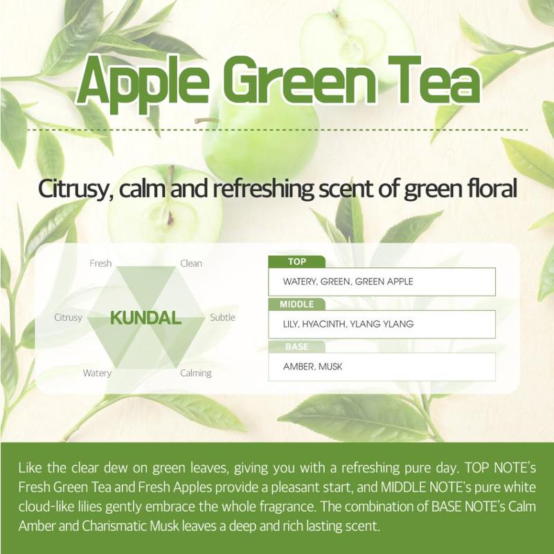 KUNDAL Tea Tree Biotics Acne Body Wash - Apple Green Tea 500ml