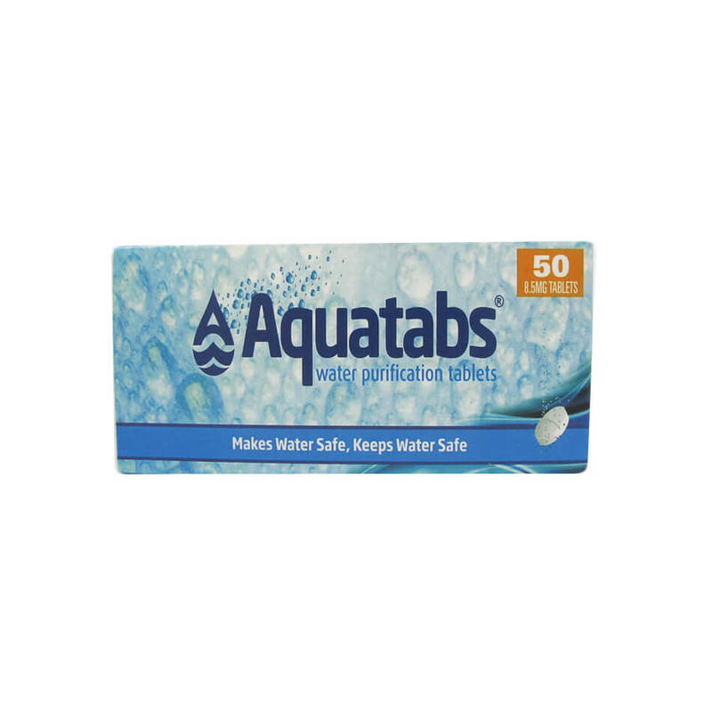 Aquatab Water Purification Tablet, 50 tablets
