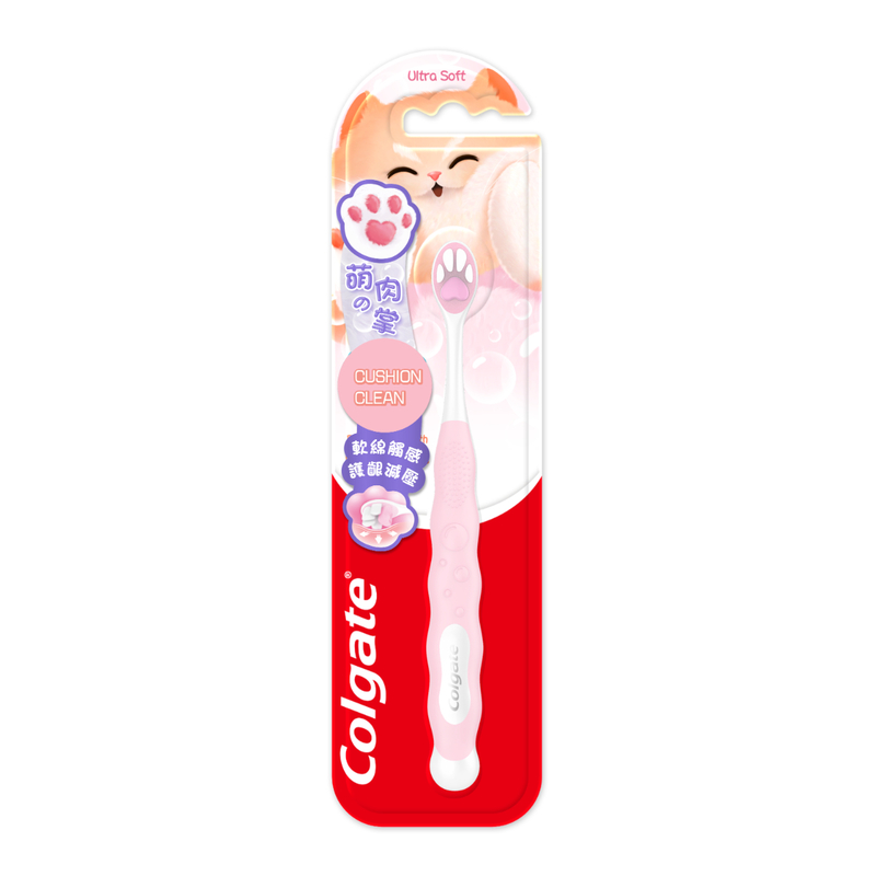 Colgate Fluffy Paw Toothbrush 1pc (Random Colour)