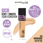 Maybelline Fit Me Dewy + Smooth Liquid Foundation [SPF30] - 128 Warm Nude 30ml