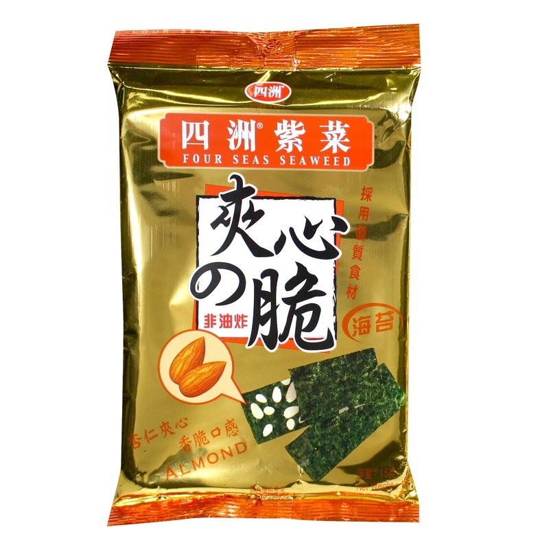 Four Seas Seaweed With Filling Almond 15 g