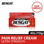 Bengay Ultra Strength Non-Greasy Pain Relieving Cream, 4oz