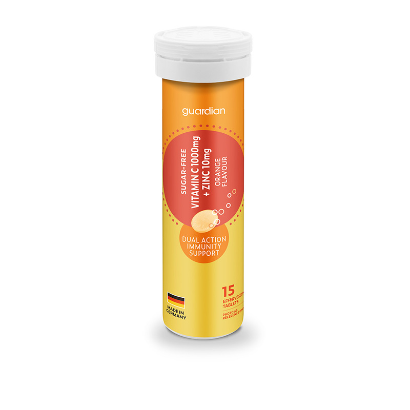 Guardian Vitamin C 1000Mg + Zinc 10Mg Effervescent, 15 Tabs Vitamin C