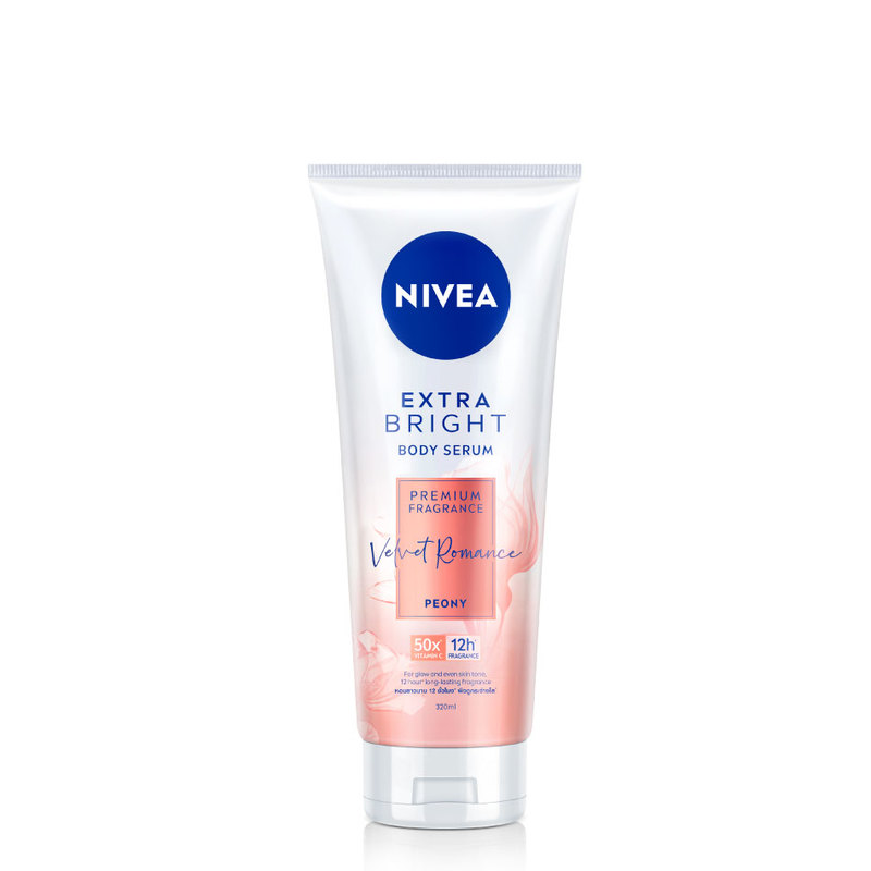 Nivea Extra Bright Body Serum Premium Fragrance Velvet Romance
