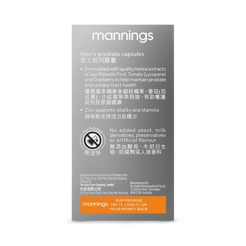 Mannings Prostate Protect Capsule 30pcs