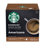 Starbucks House Blend Americano by NESCAFe DOLCE GUSTO 12 Coffee Capsules