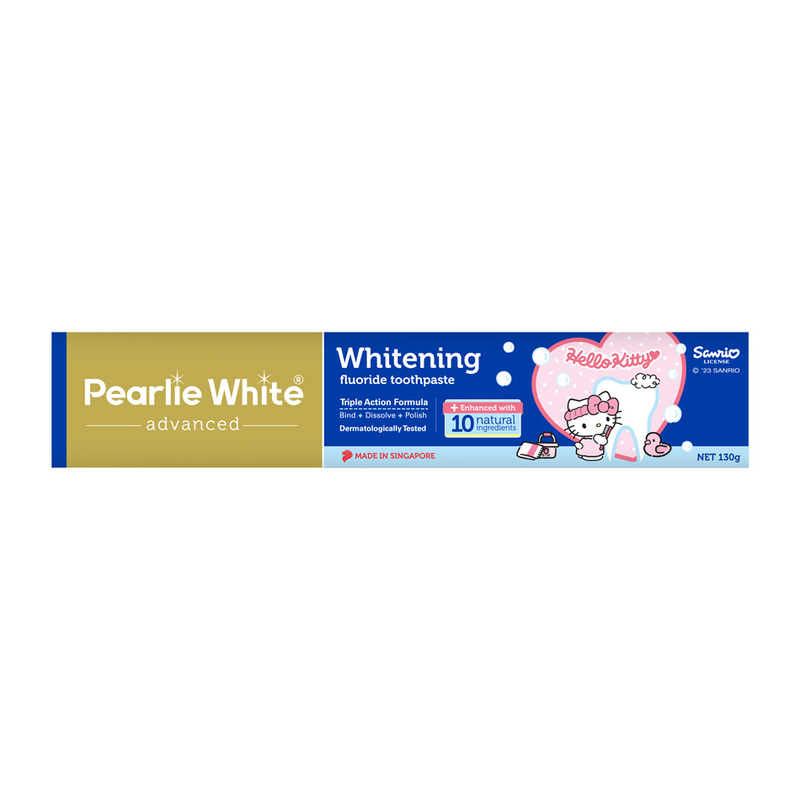 Pearlie White Advanced Whitening Fluoride Toothpaste 130G