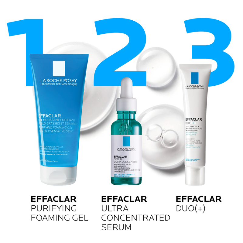 La roche posay Effaclar Ultra-Concentrated Skin Resurfacing Serum 30ml [For Combination Oily Skin, adult acne]