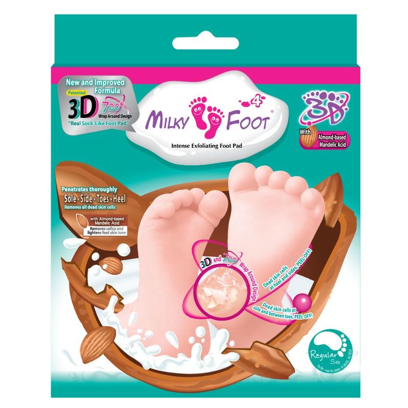 Milky Foot Super 4 Exfoliating Foot Pad 25ml (per foot) x 2