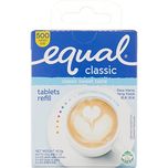 Equal Sweetener Classic Tablet Refill, 500 sachets
