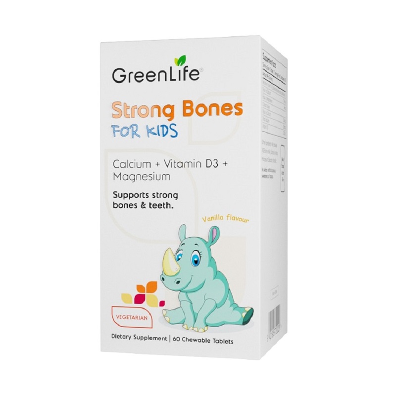 GreenLife Strong Bones for Kids 60 Chewables