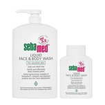 Sebamed Liquid Face and Body Wash Promo Pack 1000+200ml