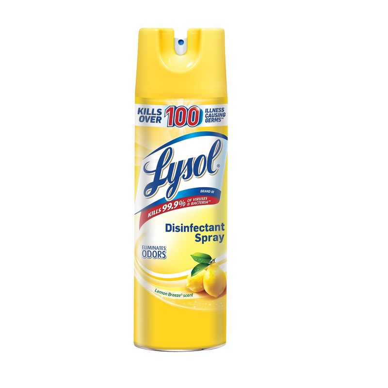 Lysol Disinfectant Spray Lemon Breeze 538g | Lysol ...