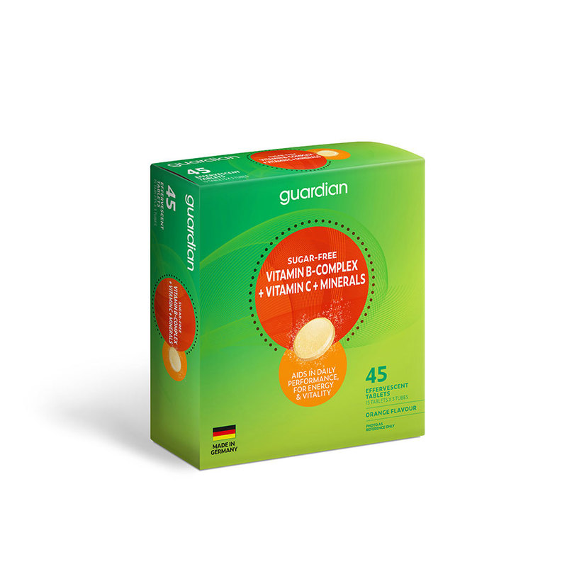 Guardian Vitamin B-Complex + Vitc + Minerals Effervescent, 3x15 Tabs ...