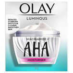 Olay Luminous Niacinamide + AHA Face Cream Moisturizer Reduce Acne Marks Skin Care 50g