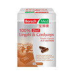 Borsch Med 100% 2in1 Lingzhi and Cordyceps Powder Capsule, 60 capsules