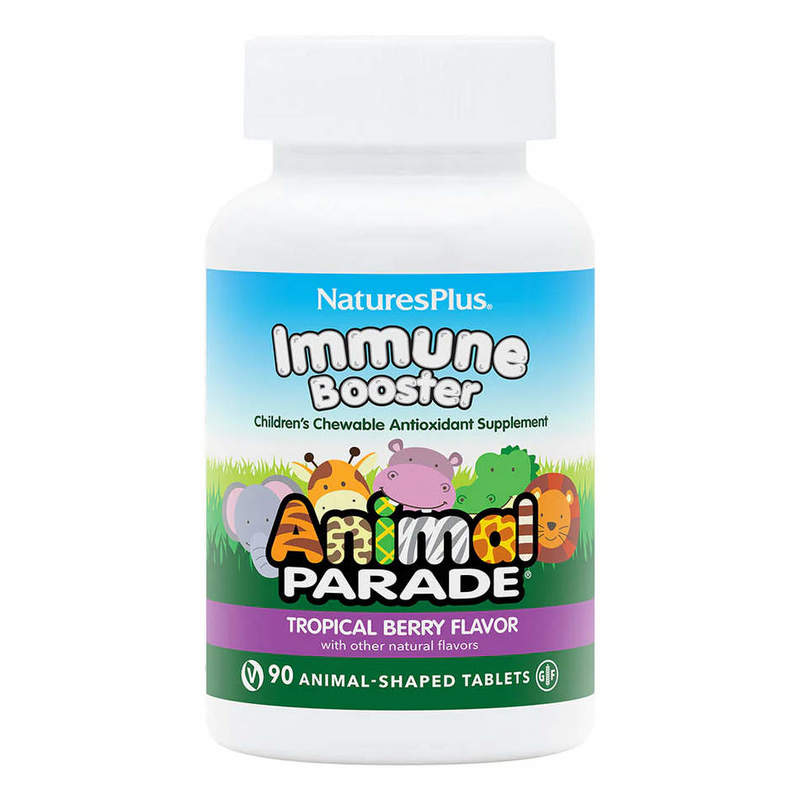 Natures Plus Animal Parade Kids Immune Booster Chewable, 90 tablets