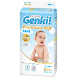 nepia Genki! Premium Soft Tape M 64pcs (Random New/Old Package)