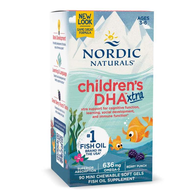 Nordic Naturals Children's DHA Xtra, 90pcs