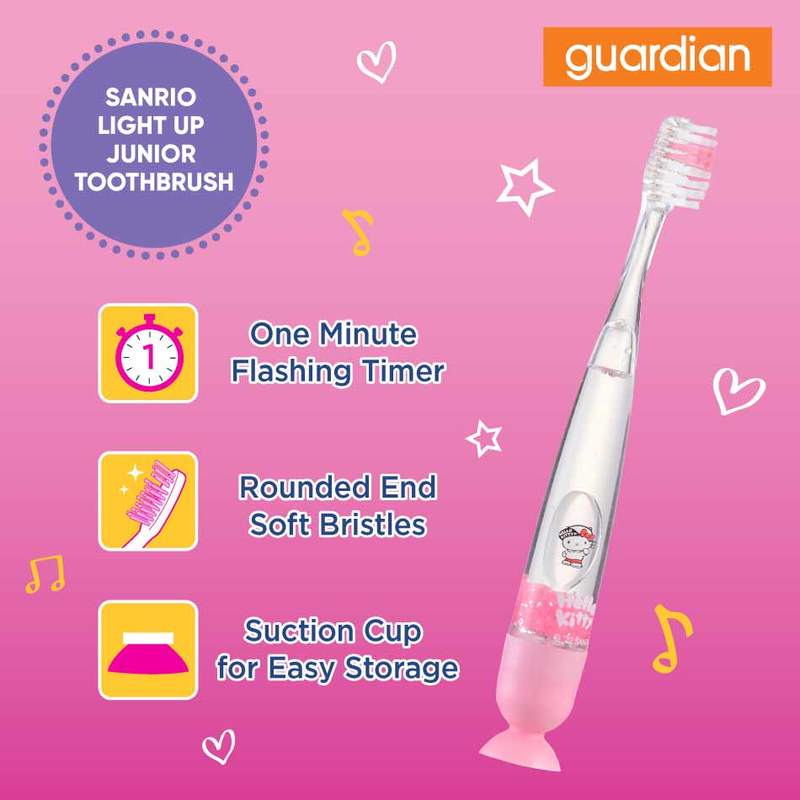 Guardian Hello Kitty Junior Age 5+ Light Up Toothbrush 1s