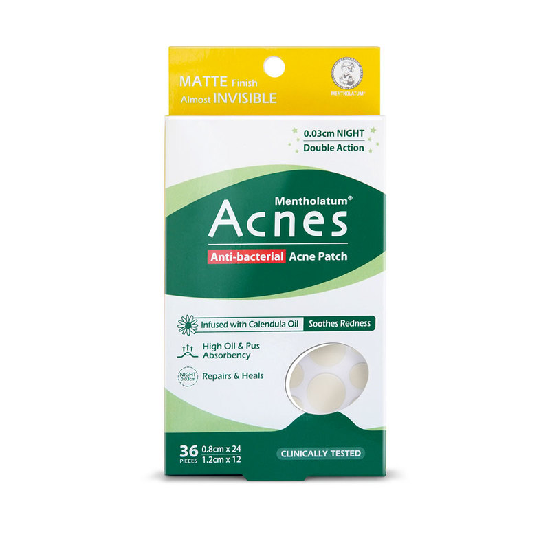 Acnes Anti-bacterial Acne Patch with Calendula 0.03cm 36s Night