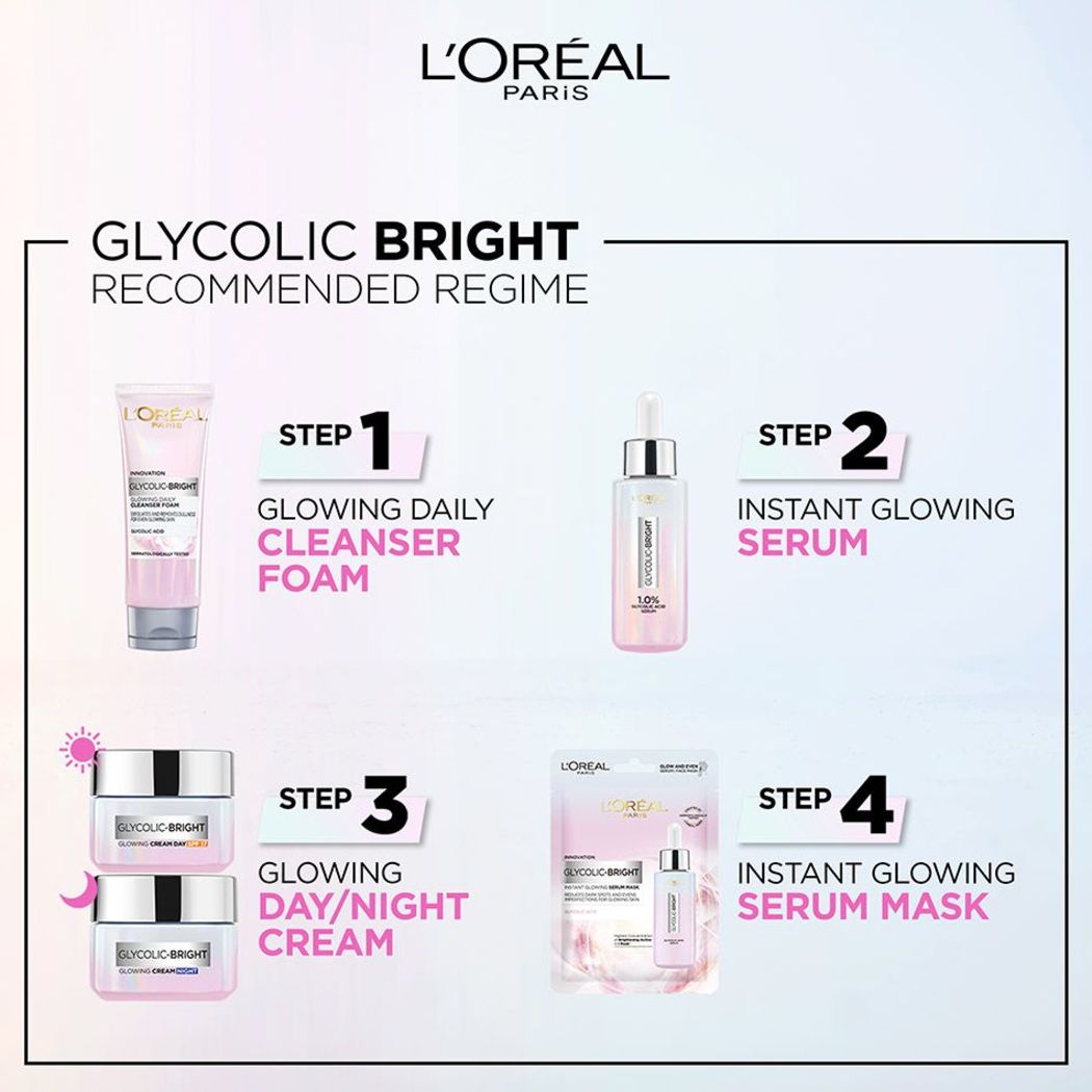 Loreal Paris Glycolic Bright Serum 30ml Guardian Singapore 4507