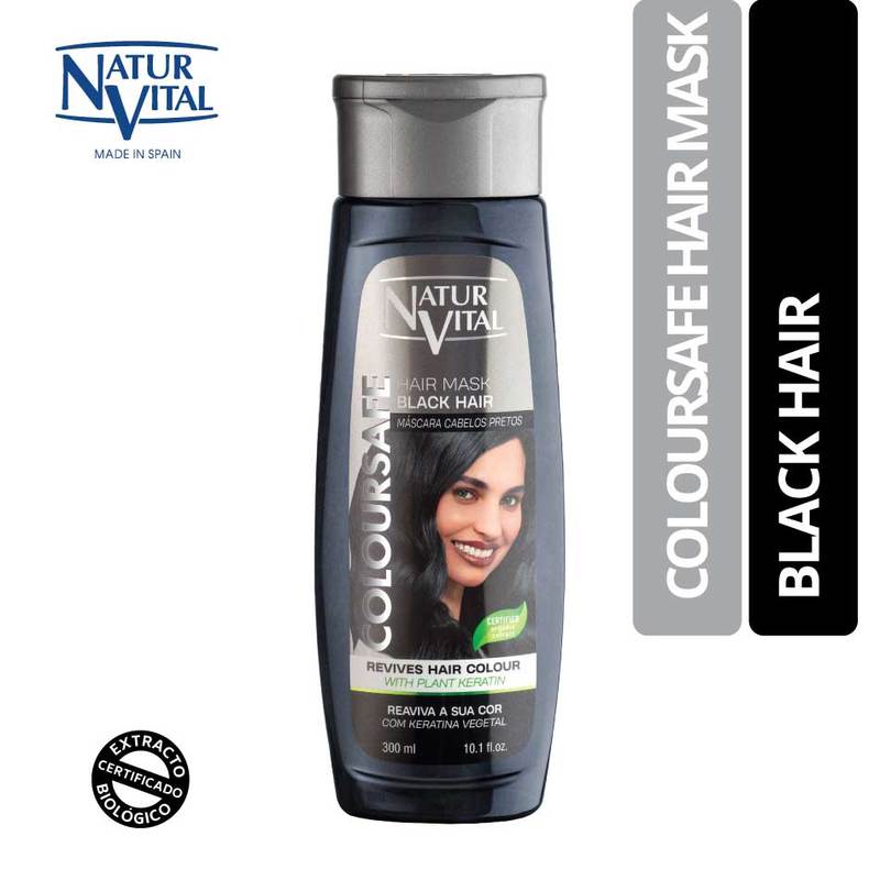 NaturVital Colour Hair Mask Black, 300ml
