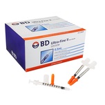 BD Ultra-FineTM Insulin Syringe 8mm, 0.5cc 30G