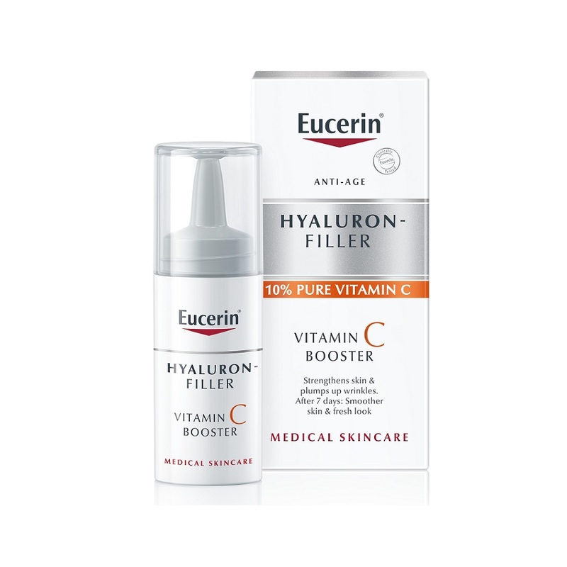 Eucerin Hyaluron Filler Vitamin C Booster 8ml Serum Treatment Skin Guardian Singapore