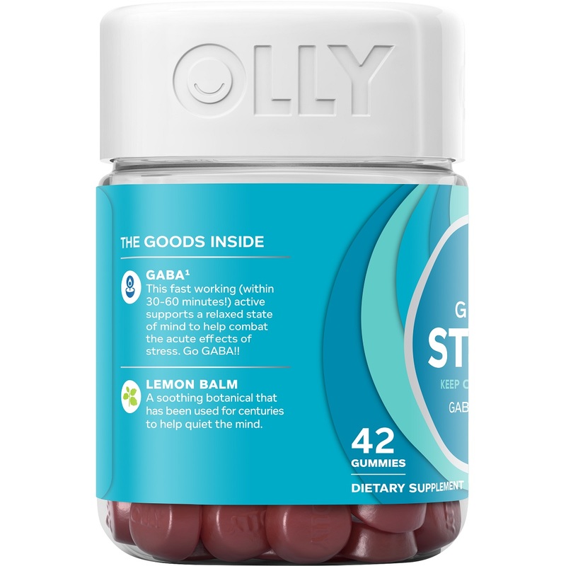 OLLY Goodbye Stress Gummy Supplements 42pcs