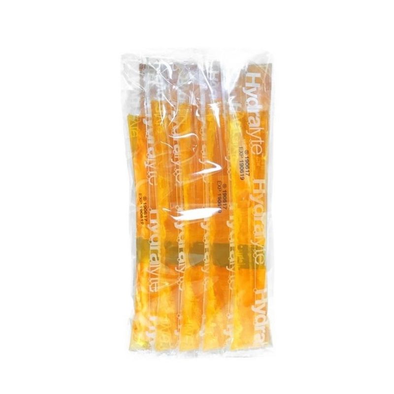 Hydralyte Electrolyte Ice Blocks Orange, 5x62.5ml
