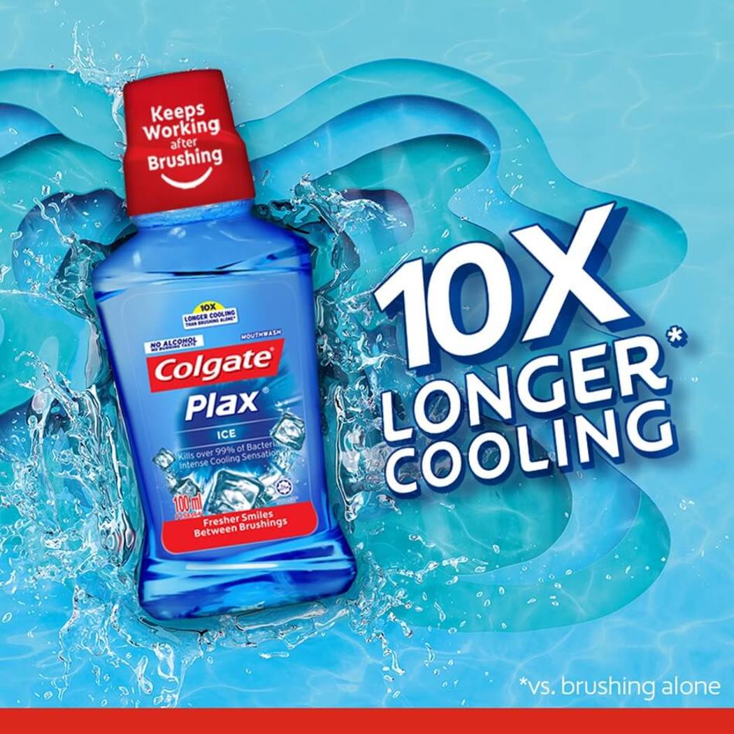 Colgate Plax Ice Mouthwash, 1L | Colgate | Guardian Singapore