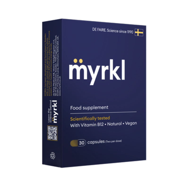 Myrkl Food Supplement with Vitamin B12 30caps