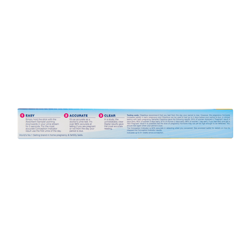 Clearblue Digital Pregnancy Test with Weeks Indicator 1s