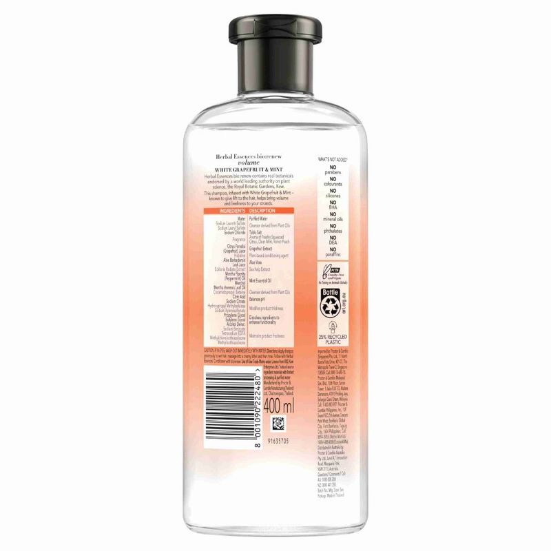 Herbal Essences bio:renew White Grapefruit & Mint Shampoo 400mL