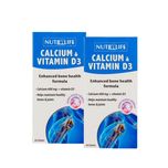 Nutrilife Calcium + Vitamin D3 Twin Pack, 2x60s