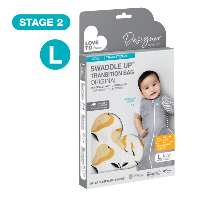 Love To Dream Swaddle Up Transition Bag (Stage 2 - Pear) L Size 1pc
