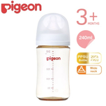 Pigeon PPSU Nursing Bottle With Peristaltic Plus M Size Nipple 8oz/240ml (Random Color)