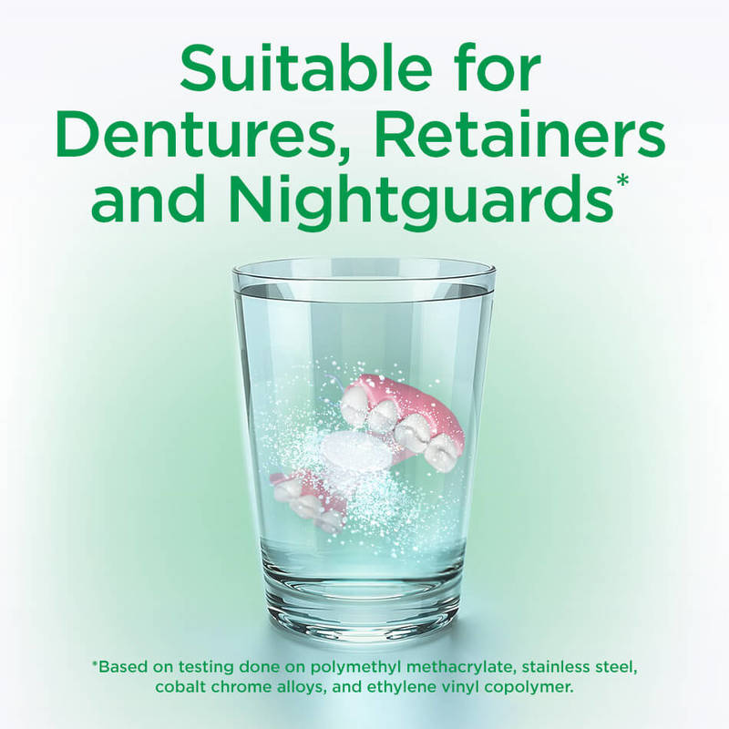 Polident Denture and Retainer Cleaning Tablets 3 Minute Daily Cleanser, 36 tablets