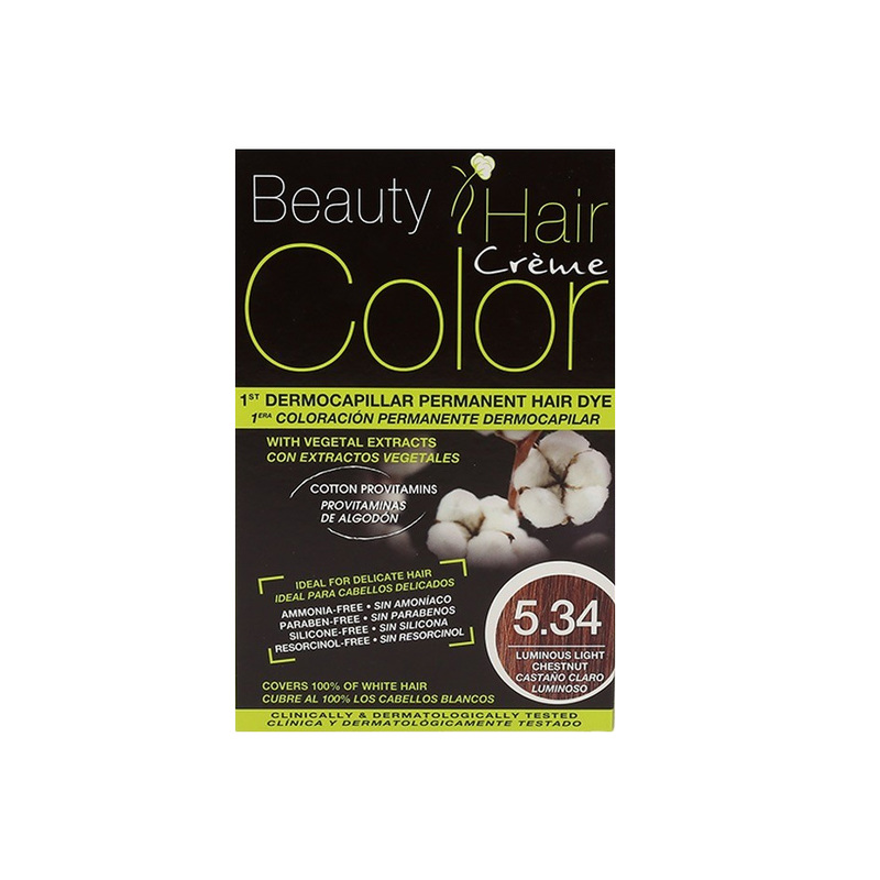 Beauty Hair Color 5.34 Luminous Light Chestnut
