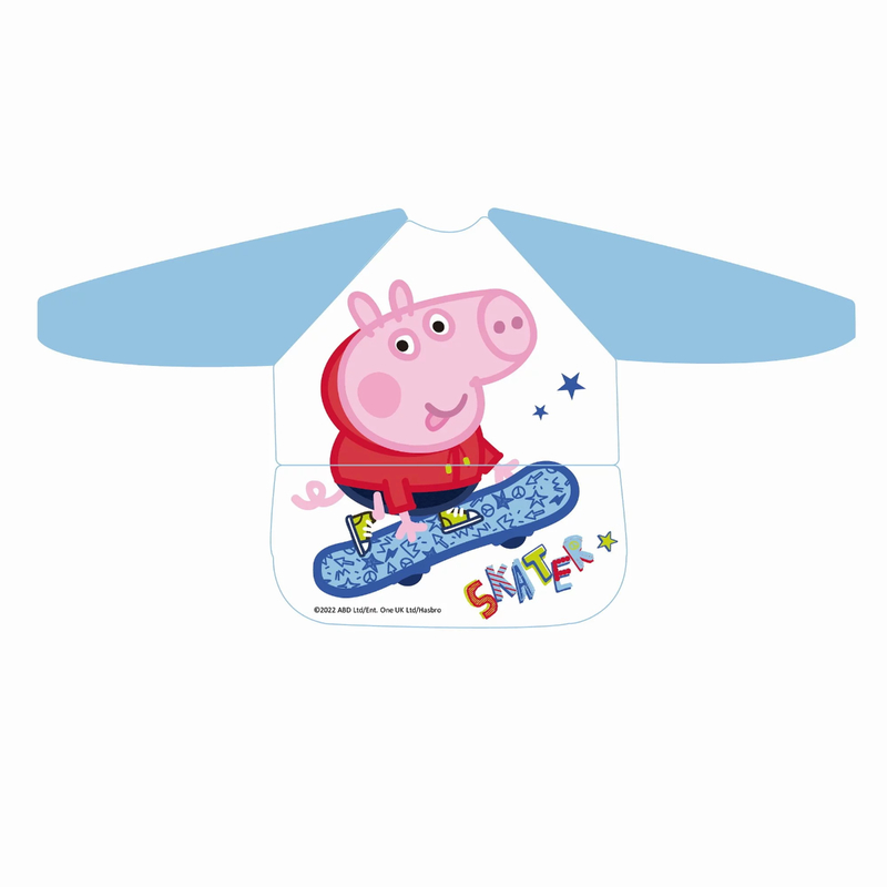 Parents League Peppa Pig Coverall Waterproof Catcher Bib (6 months or above - George) 1pc
