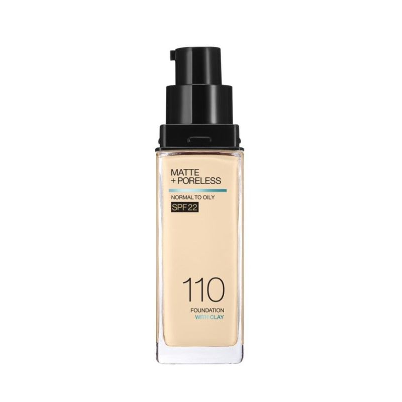 Maybelline Fit Me Matte + Poreless Liquid Foundation 110 Porcelain (Pump) 30ml