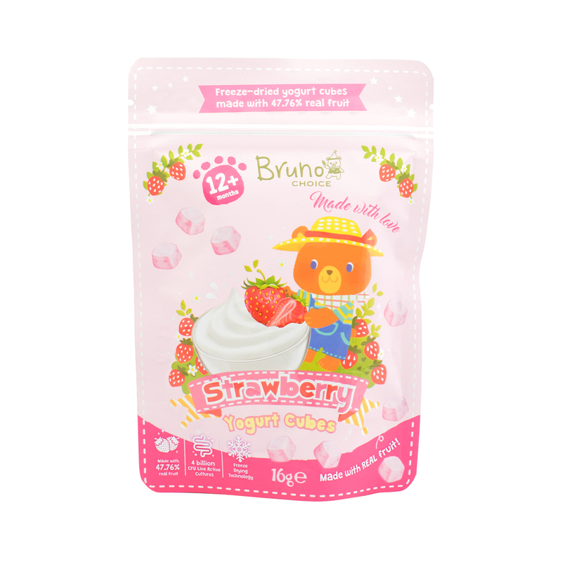 Bruno Choice Strawberry Yogurt Cubes 12 Months 16g Baby Food Pouch Baby Food Mom Baby Mannings Online Store