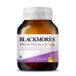 Blackmores Brain Recall Gold Capsules 60s - For Memory and Cognition support