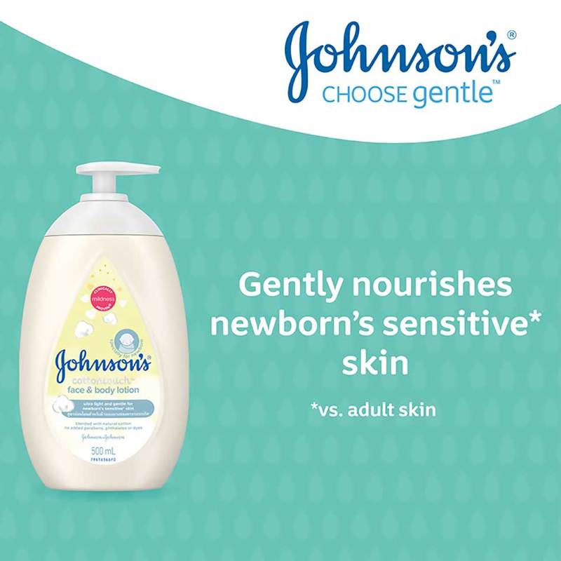 Johnson's Baby CottonTouch Face and Body Lotion, 50ml