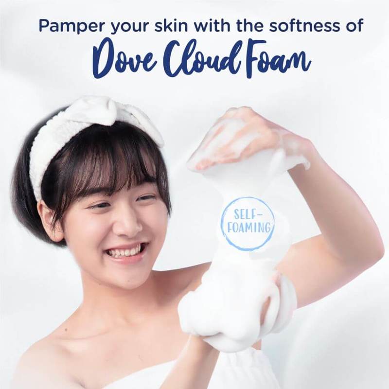 Dove Cloud Self-Foaming Body Wash Ultra Moisture - Calming Fragrance 400ml