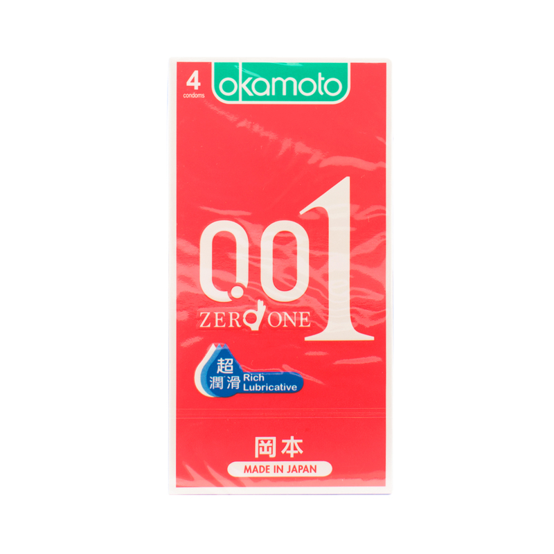 Okamoto岡本 0.01水性聚氨酯超潤滑 4片