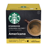 Starbucks Veranda Blend Americano by NESCAFE DOLCE GUSTO Blonde Roast 12 Coffee Capsules